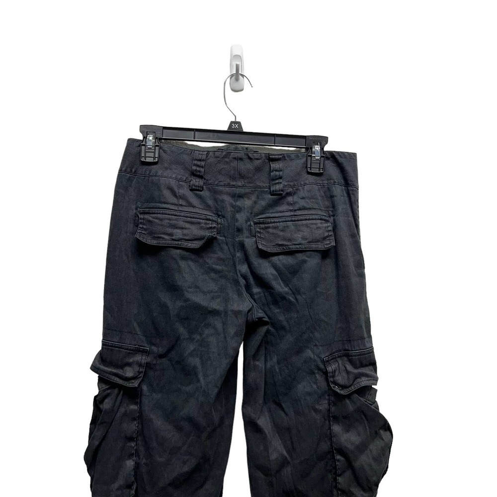 Alice + Olivia Hyde High-Waist Cargo Jogger Pants Black - Picture 5 of 9